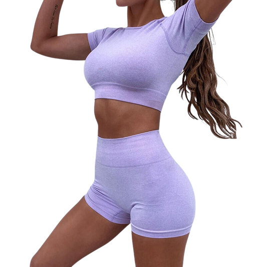 Women Two Pieces Set Summer Rompers Women Short Tank Top and High Waist Shorts Sets and Pants