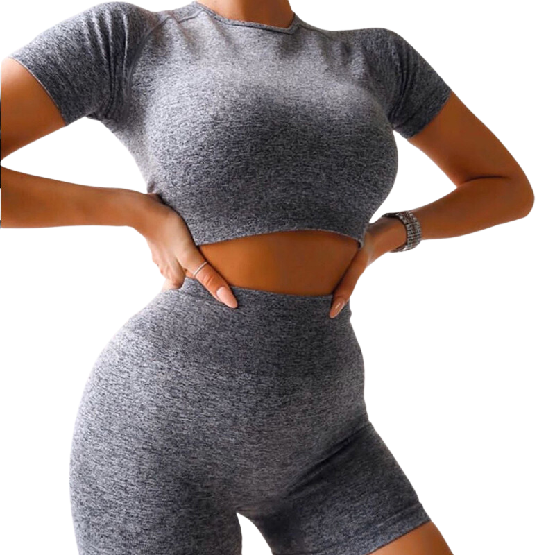 Women Two Pieces Set Summer Rompers Women Short Tank Top and High Waist Shorts Sets and Pants